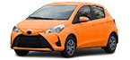 Toyota YARIS Discos de freno traseras y delanteras de calidad equivalente