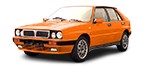 Lancia DELTA Bremsbeläge hinten + vorne in Original Qualität