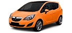 Opel MERIVA Allargamento scartamento ruote di qualità originale