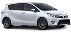 Peças sobressalentess TOYOTA VERSO