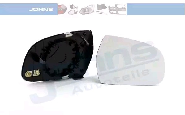 JOHNS Wing Mirror Glass AUDI 13 12 38-89 8K0857536F