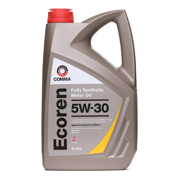 toonhoogte Monumentaal Geplooid ECR5L COMMA Ecoren Motorolie 5W-30, 5L, Synthetische olie — Nu kopen!