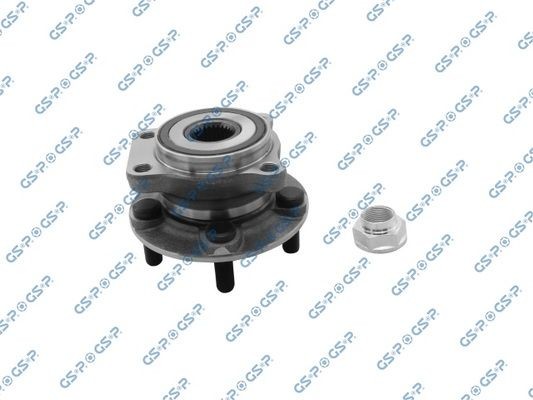 Wheel Bearing Kit RIDEX Front axle both sides, with integrated magnetic ...