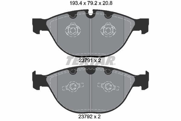 2379101 TEXTAR Brake pad set BMW 5 Series review
