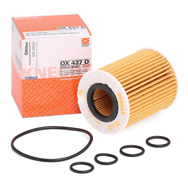 OX 437D MAHLE ORIGINAL Oil filters Opel ASTRA review