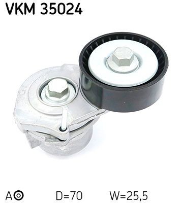 VKM 35024 SKF Tensioner pulley Opel ASTRA review