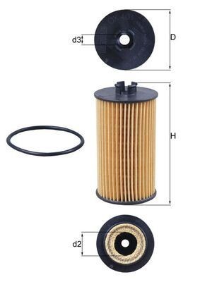 OX 401D MAHLE ORIGINAL Oil filters Opel VECTRA review