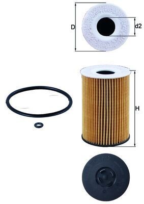 Engine oil filter OX 787D review