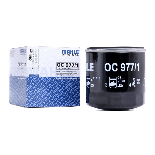 OC 977/1 MAHLE ORIGINAL Oil filters Volkswagen GOLF review
