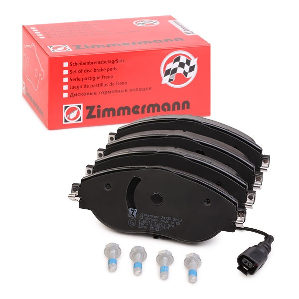 24738.200.2 ZIMMERMANN Brake pad set Volkswagen GOLF review