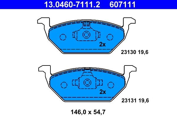 Disc brake pads 13.0460-7111.2 review