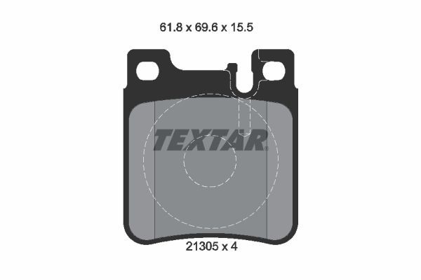 2130504 TEXTAR Brake pad set Mercedes-Benz SLK review