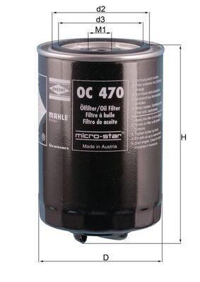OC 470 MAHLE ORIGINAL Oil filters Volkswagen PASSAT review