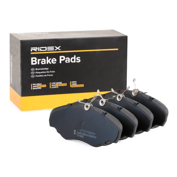 402B0110 RIDEX Brake pad set Renault TRAFIC review
