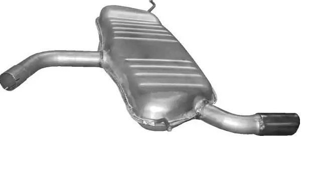 01.121 POLMO Exhaust muffler Volkswagen GOLF review