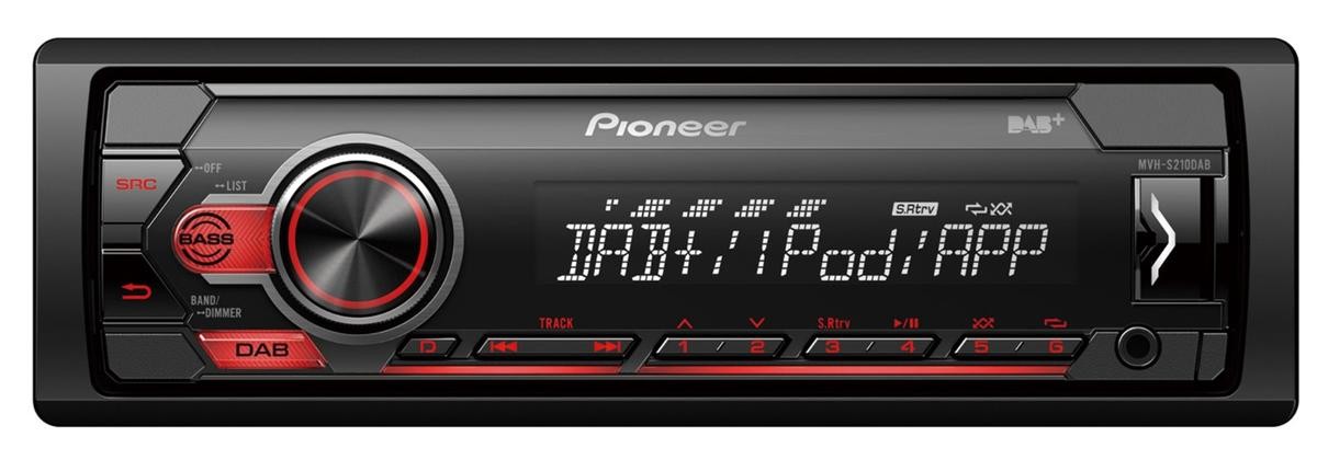 Pamflet Altaar Hoeveelheid geld MVH-S210DAB PIONEER Autoradio 1 DIN, Made for iPod/iPhone, MP3, WAV, WMA,  Met afstandsbediening, DAB + ▷ AUTODOC prijs en ervaringen