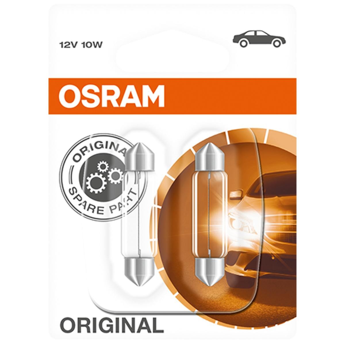 Vorige Agrarisch is meer dan 6411-02B OSRAM ORIGINAL Bulb, interior light Socket Bulb, 12V, 10W ▷  AUTODOC price and review