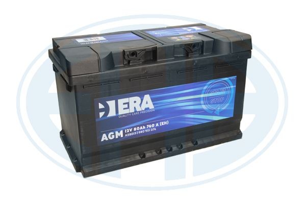 A58013 ERA 580901076 Batterie 12V 80Ah 760A B13 AGM-Batterie