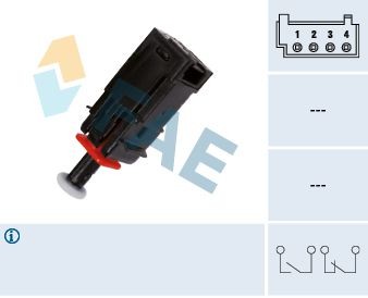 genstand øjenbryn squat Brake light switch for OPEL ZAFIRA – buy parts cheap online ▷ AUTODOC  catalogue
