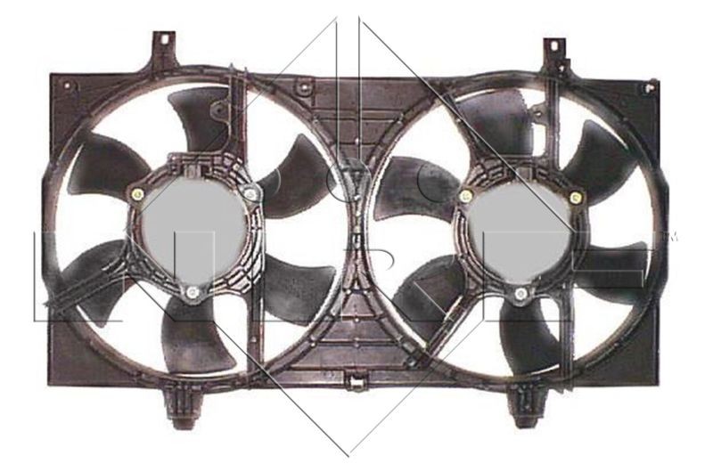 470044 NRF Motoventilateur avec cadre du ventilateur de radiateur  (encadrement), Moteur sans balais ▷ AUTODOC prix et avis