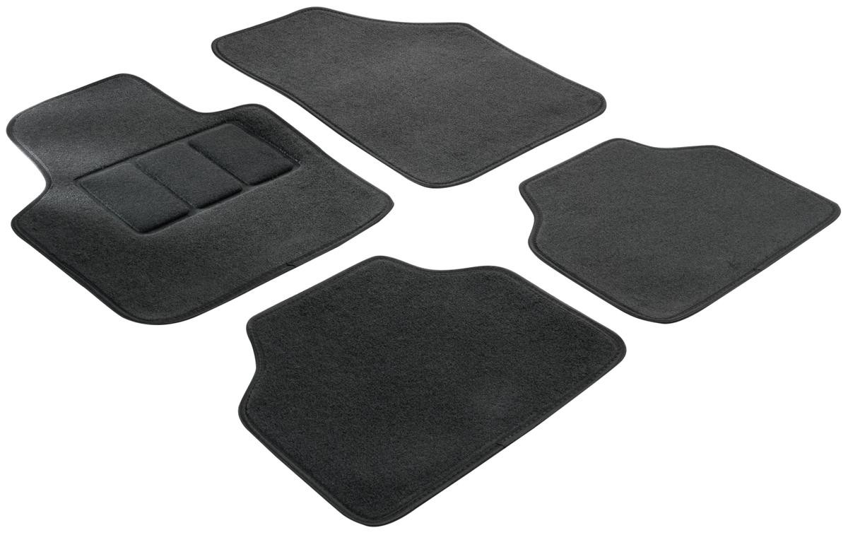 WALSER 14600 Fußmatten Textil, vorne ▷ Menge: AUTODOC 4, und schwarz, und Preis Maßgefertigt Erfahrung hinten