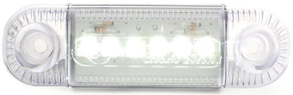 558 WAS Begrenzungsleuchte 12 - 24V LED, weiß, vorne 558 ▷ LKW