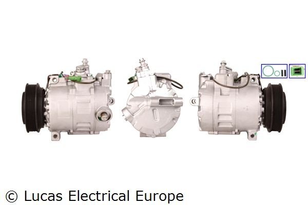 LUCAS ELECTRICAL ACP118 Klimakompressor PAG 46, mit Dichtungen ▷ AUTODOC  Preis und Erfahrung