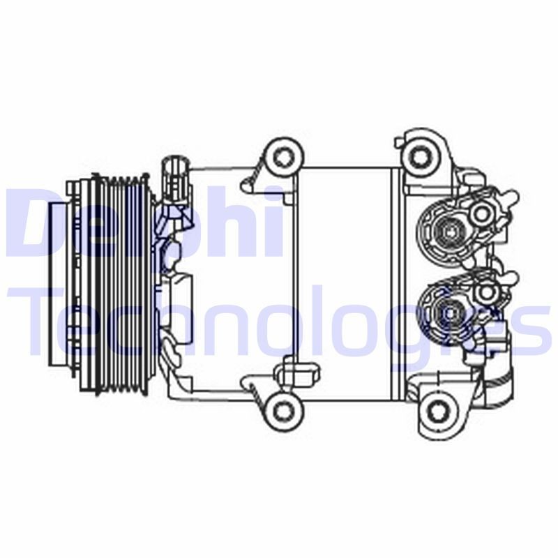 CS20466 DELPHI Klimakompressor VS16, PAG 46 ▷ AUTODOC Preis und