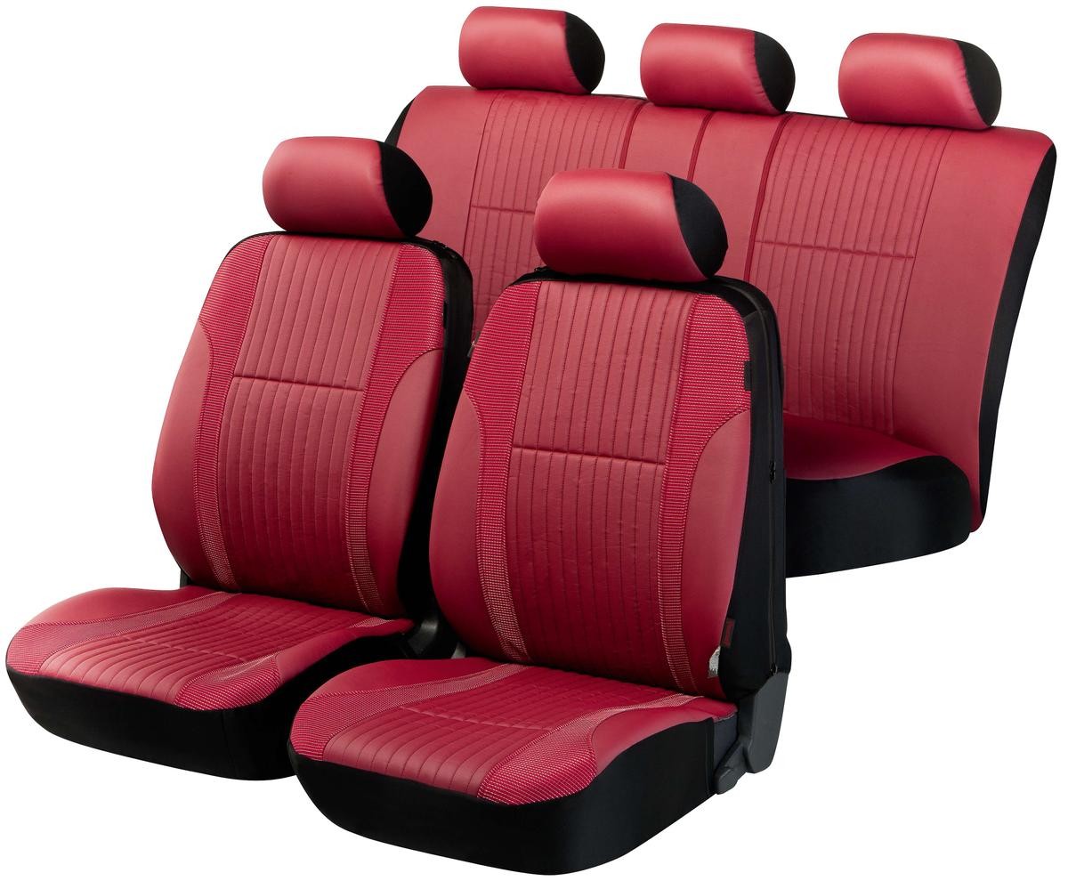 13425 WALSER Nashville Autositzbezug schwarz, Rot, Polyester, vorne und  hinten ▷ AUTODOC Preis und Erfahrung