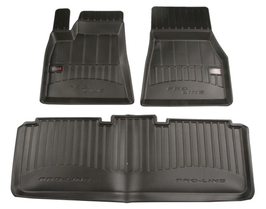 3D408623 FROGUM Fußmatten Gummi, vorne und hinten, Menge: 3, schwarz für TESLA  Model S (5YJS) ▷ AUTODOC Preis und Erfahrung