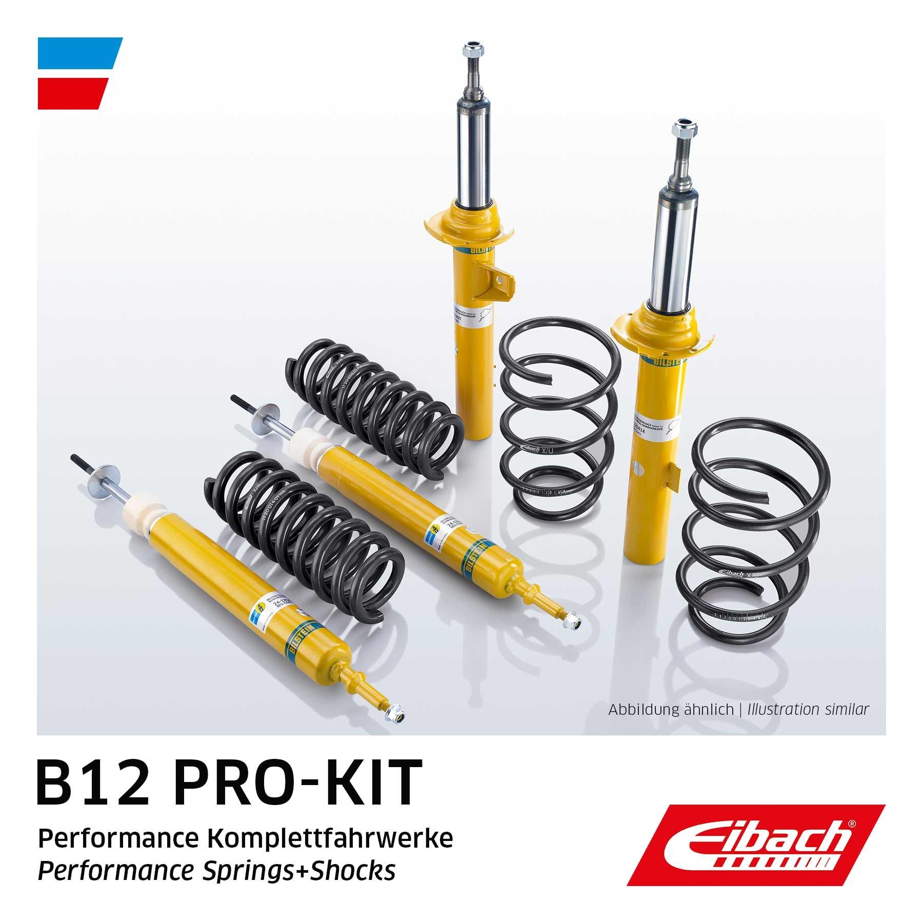 E90-20-014-07-22 EIBACH B12 Pro-Kit Stoßdämpfer Komplettsatz mit Federn für  BMW E91