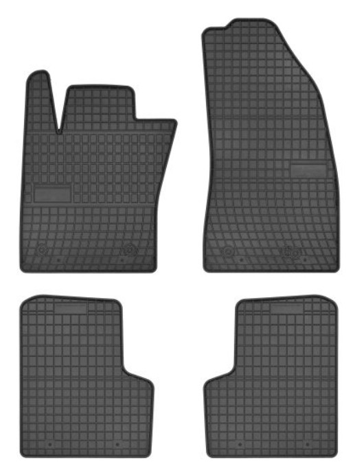 546115 FROGUM Tappetini Gomma, anteriore e posteriore, Quantità: 4, nero,  Su misura per Jeep Renegade B1 ▷ AUTODOC prezzo e recensioni