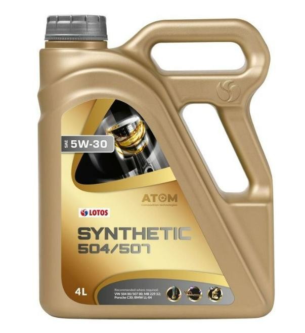 Engine oil LOTOS SYNTHETIC 504/507 5W30 4l, 5900925002705