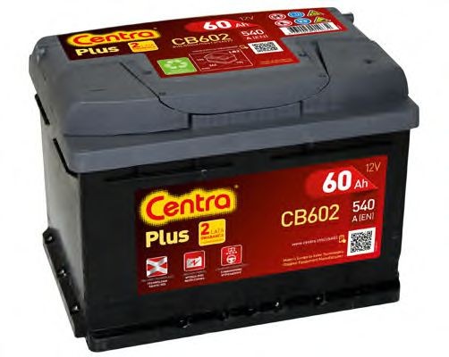CENTRA CB602 Plus Batterie 12V 60Ah 540A B13 Bleiakkumulator