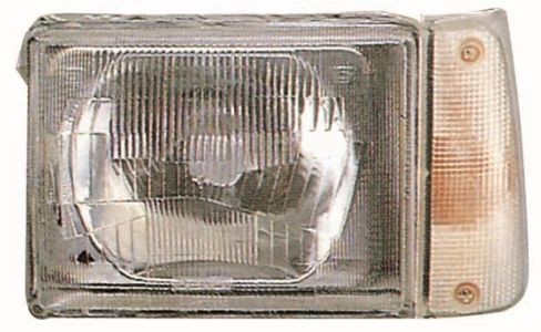 661-1118R-LD-EC ABAKUS Faro anteriore Dx, R2 (Bilux), cristallino,  cristallino, con luce anabbagliante, con luce d'ingombro, con luce  abbagliante, per veicolo circolazione Dx, senza lampadina, senza  portalampada, P45t per Fiat Panda 141 ▷
