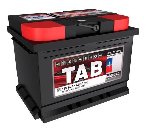 189063 TAB 56059 Magic Batterie 12V 62Ah 600A B13 Bleiakkumulator