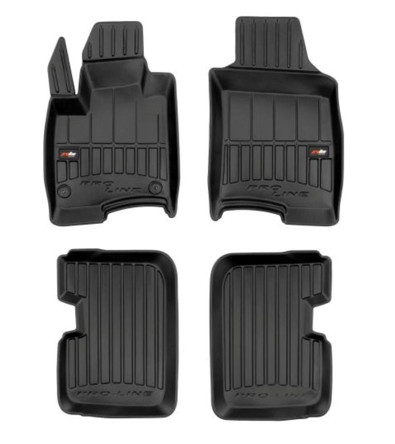 3D409934 FROGUM proLine 3D Tappetini Gomma, anteriore e posteriore,  Quantità: 4, nero, Su misura per Fiat Panda 3 serie ▷ AUTODOC prezzo e  recensioni