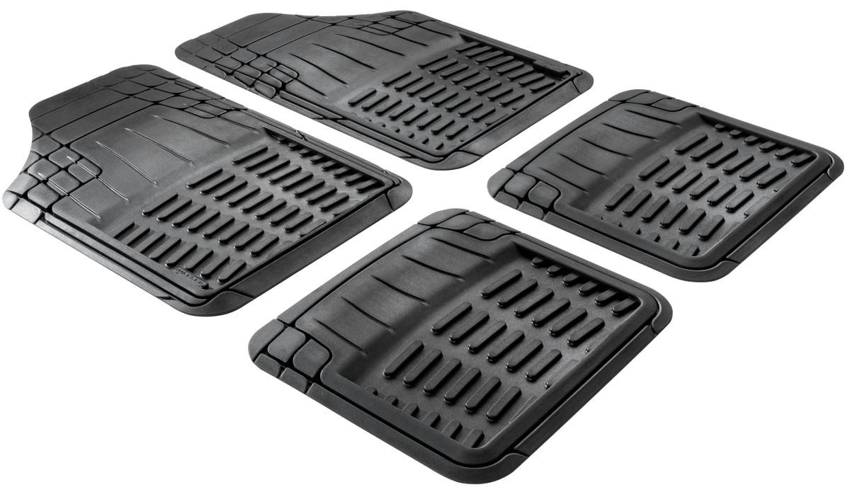 WALSER 28058 Fußmatten Gummi, vorne und hinten, Menge: 4, schwarz,  Universelle passform ▷ AUTODOC Preis und Erfahrung