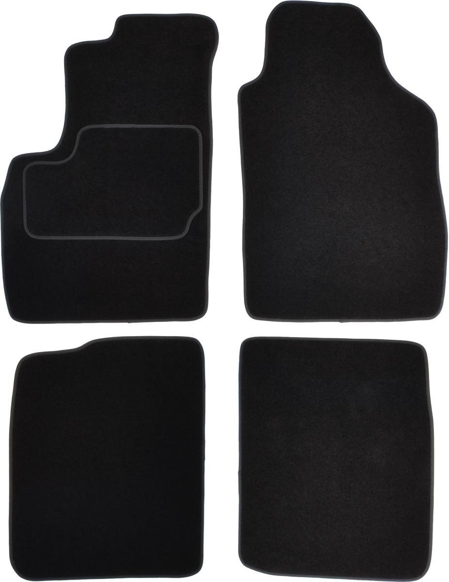 FIA170C CUSTOPOL Tappetini Tessile, anteriore e posteriore, Quantità: 4,  nero, Su misura per Fiat Panda 169 ▷ AUTODOC prezzo e recensioni