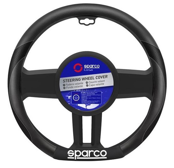 SPS113 SPARCO Coprivolante nero/grigio, PVC ▷ AUTODOC prezzo e recensioni