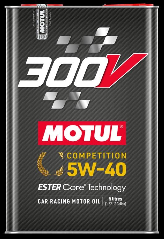 Olio motore MOTUL 300V COMPETITION ESTER Core Techn. 5W40 5l