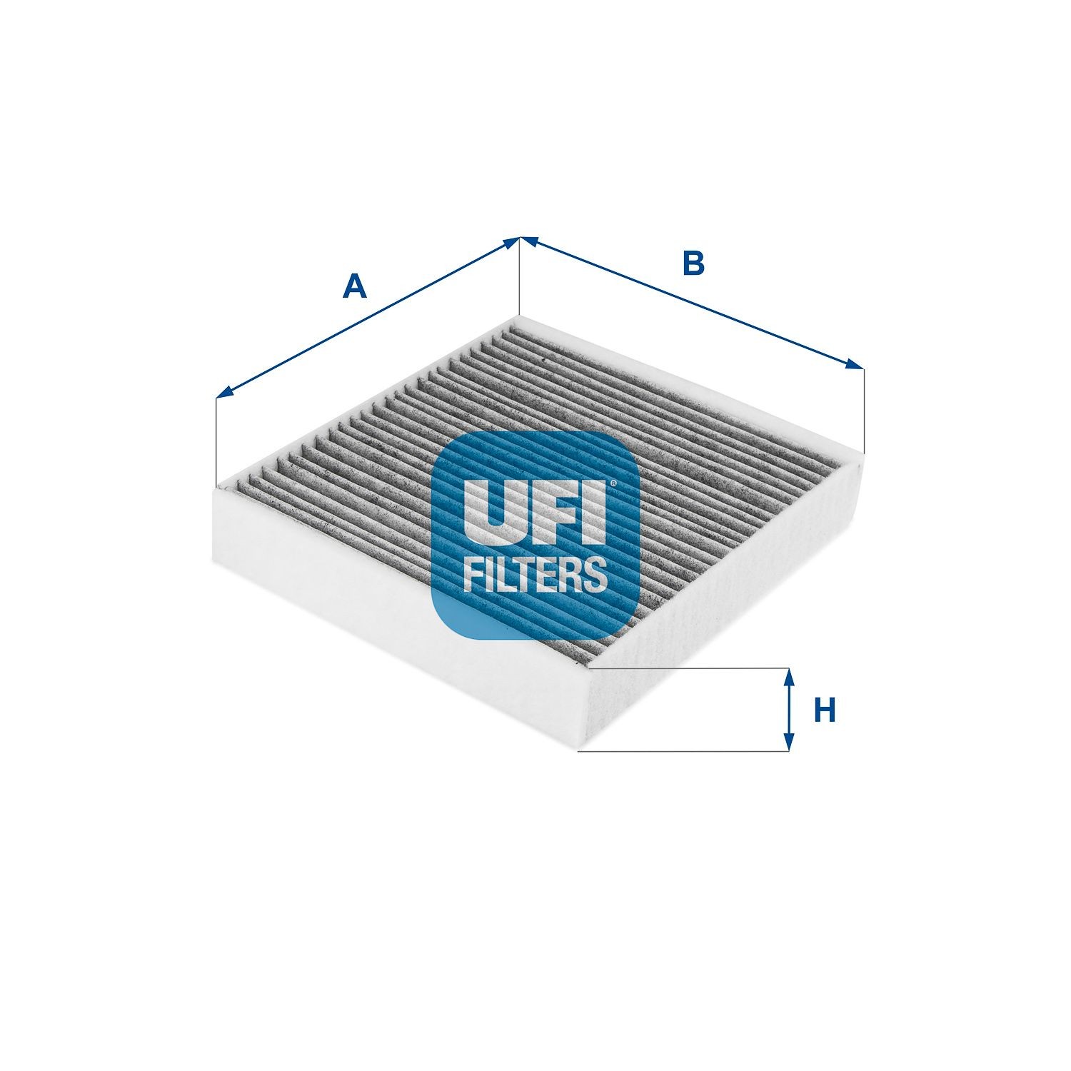 54.244.00 UFI Filtro de habitáculo Filtro de carbón activado, 216 mm x 200  mm x 35 mm ▷ AUTODOC precio y opinión