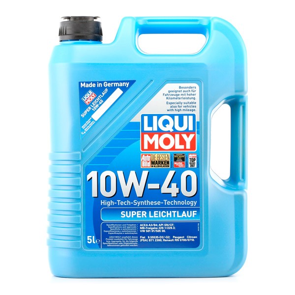 Aceite Liqui Moly Top Tec 4300 5W30 5 L - 39,90€ -   Capacidad 5 Litros