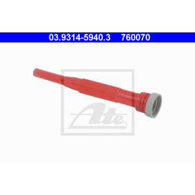 Spout, brake fluid
