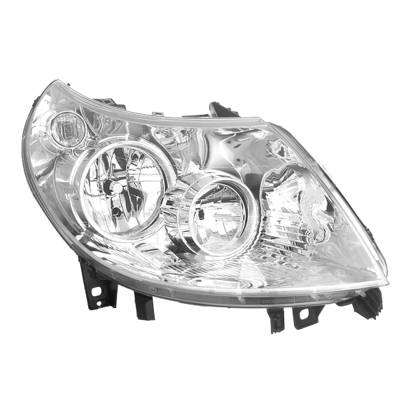 ABAKUS 054-21318-2534 Headlight Right, Left, H4/H3, with bulb holder, P43t, PK22s