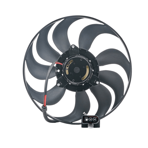 RIDEX 508R0149 Fan, radiator for vehicles with/without air conditioning, Ø: 390 mm, 365W, without radiator fan shroud, with integrated relay, with control unit