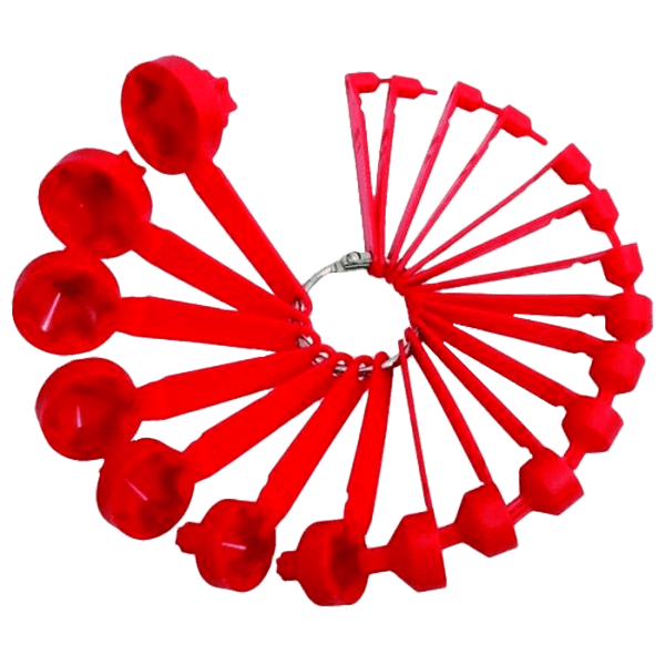 Szablon, kształt klucza do żrub