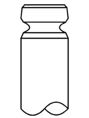 MAHLE 031 VA 32031 000 Avgasventil