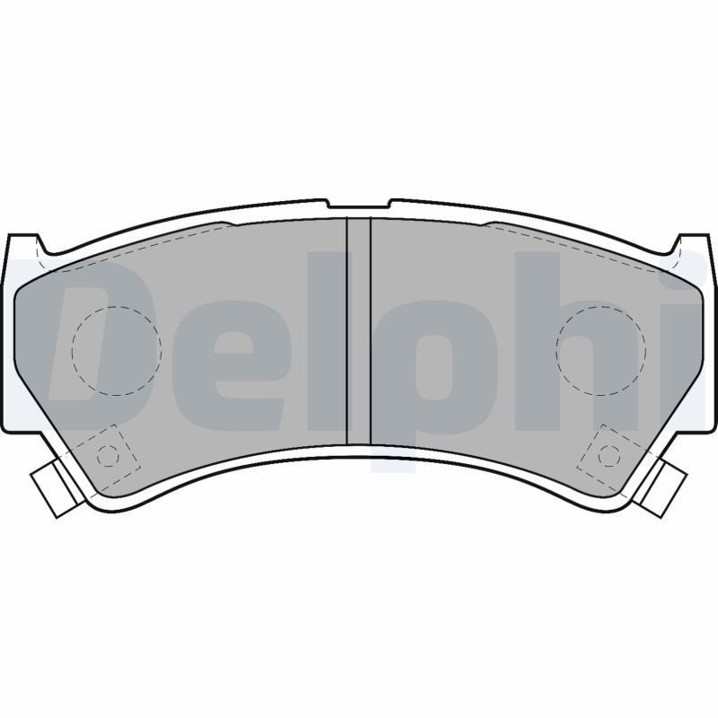 Image of DELPHI LP1548 Brake pad set