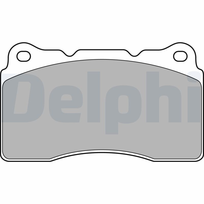 Image of DELPHI LP1944 Brake pad set